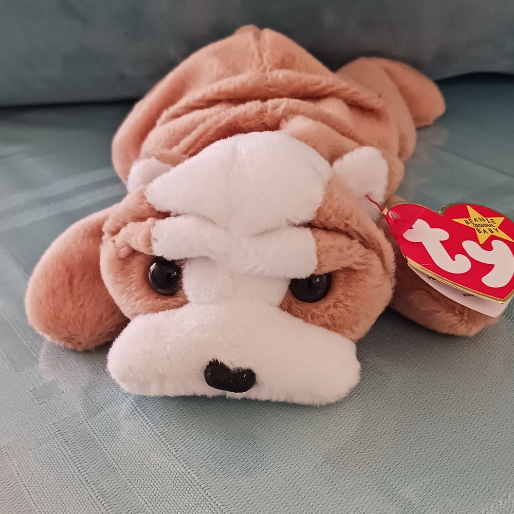 "Wrinkles" the English Bulldog Beanie Baby